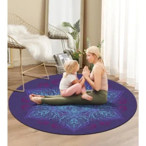 Round Meditation Pilates Yoga Mat