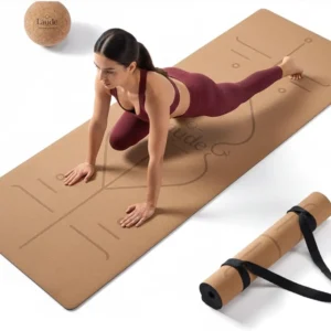 Cork Yoga Mat Set