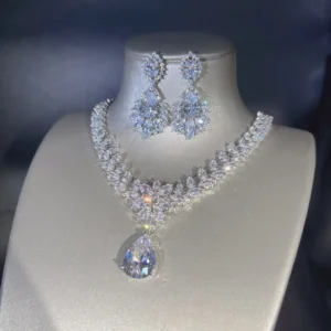 Imitation Moissanite Diamond Jewelry Set